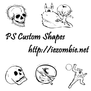 Halloween Custom Shapes (Photoshop)